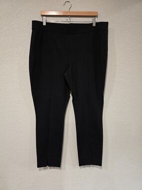 NYDJ Black Lift Tuck Ponte Ankle Pants